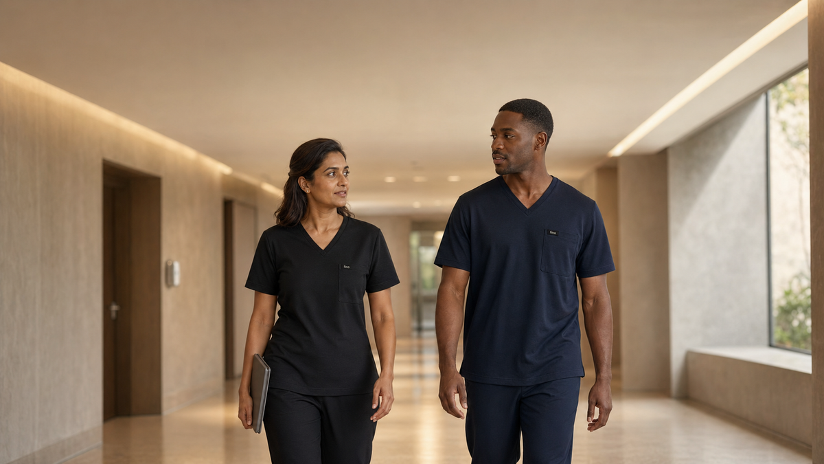 7 reasons to ditch toxic polyester scrubs
